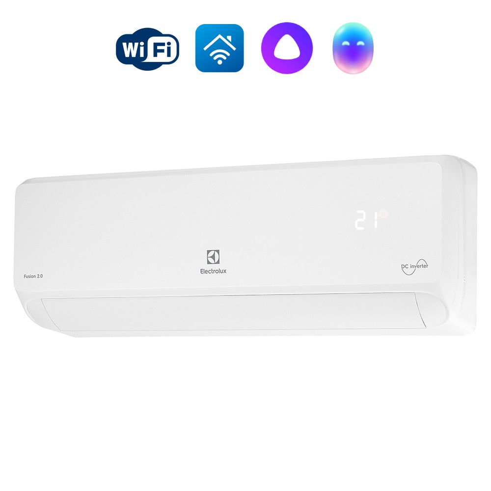 src Сплит-система инверторного типа Electrolux Fusion 2.0 Super DC EACS/I-07HF2/N8_24Y комплект — изображение 1