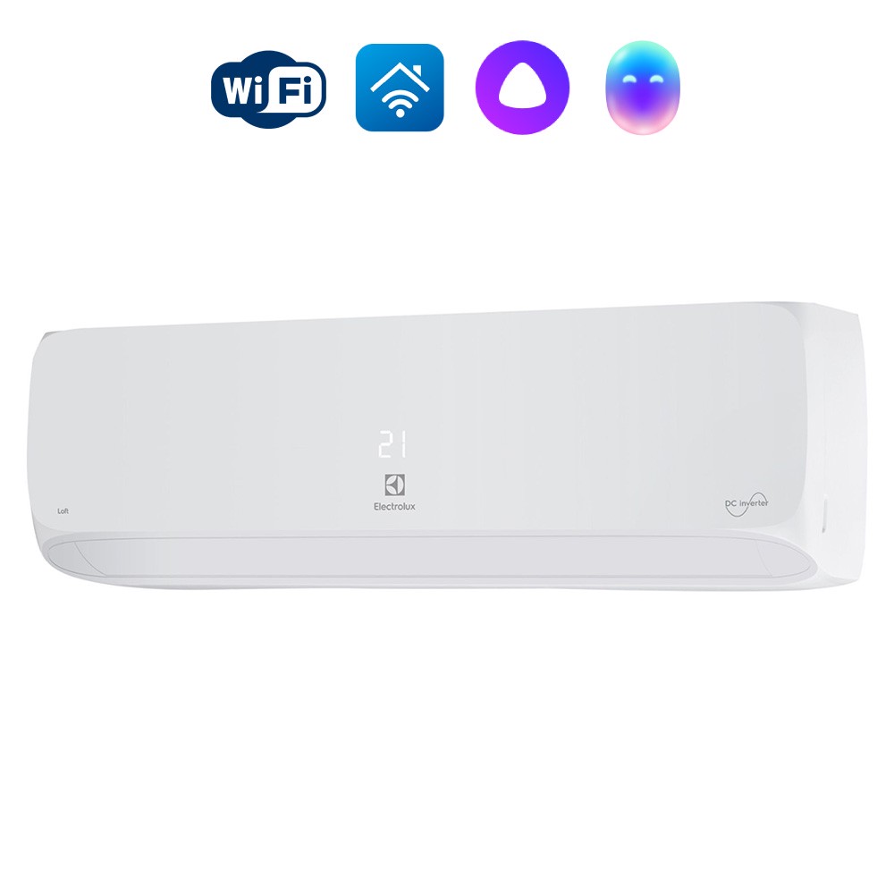 src Сплит-система инверторного типа Electrolux Loft DC EACS/I-09HAL/N8 комплект — изображение 1