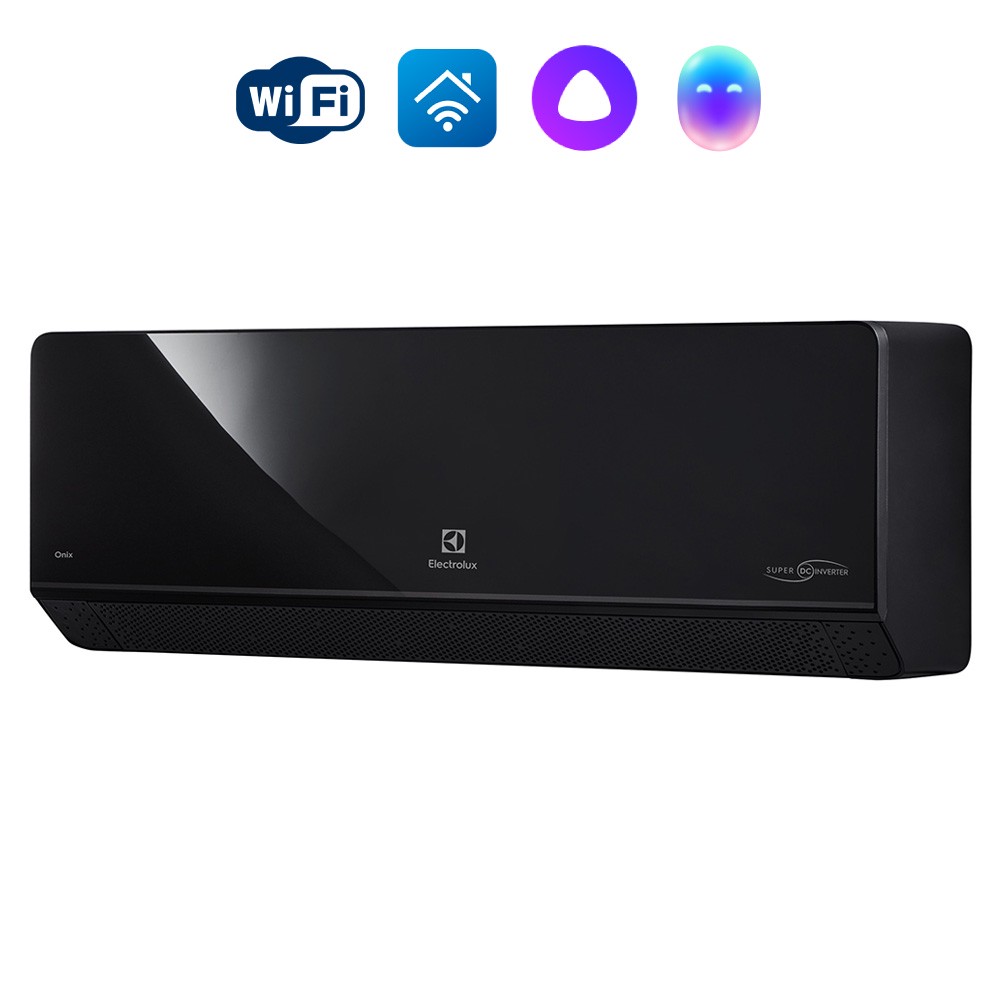 src Сплит-система инверторного типа Electrolux Onix Super DC EACS/I-18HIX-BLACK/N8 комплект — изображение 1